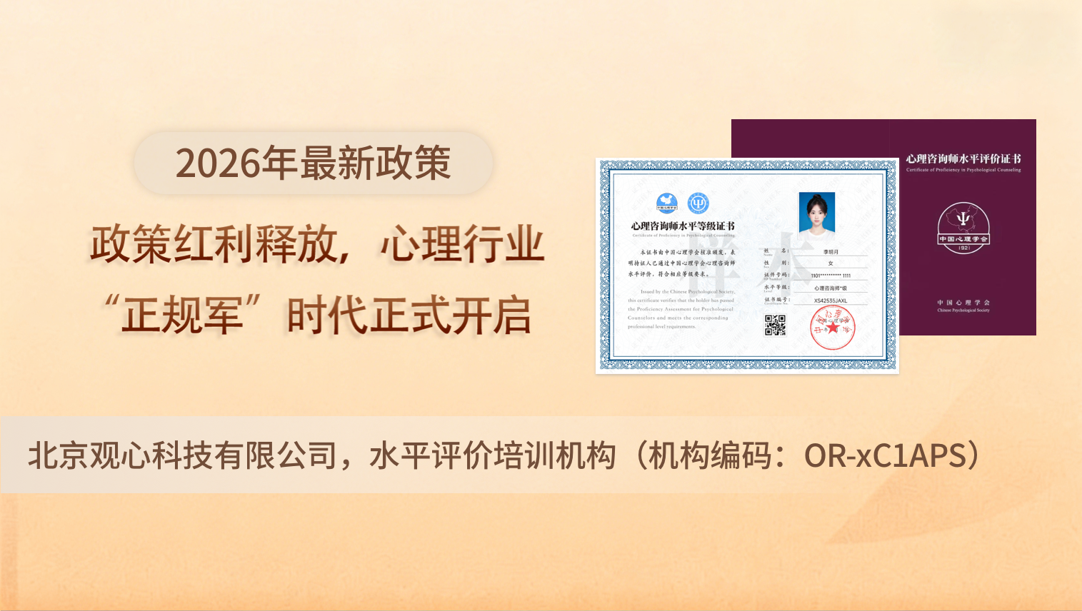 2026政策红利释放，心理行业“正规军”时代正式开启